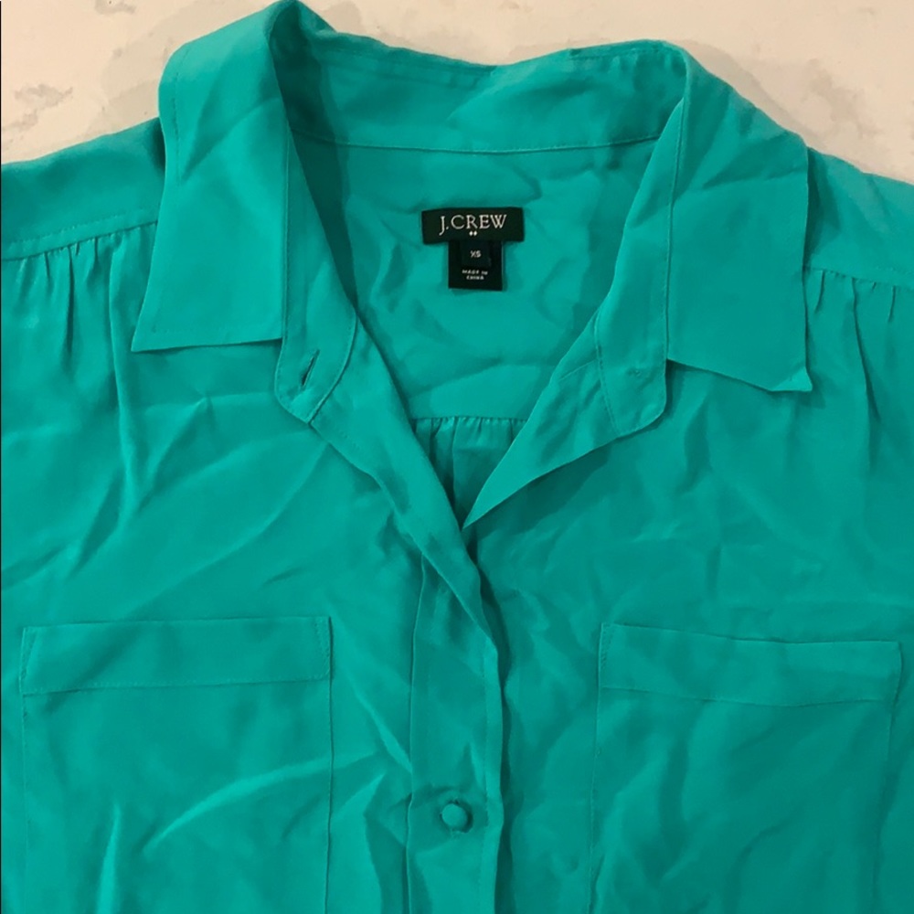 Jcrew Silk Button down - Picture 2 of 7